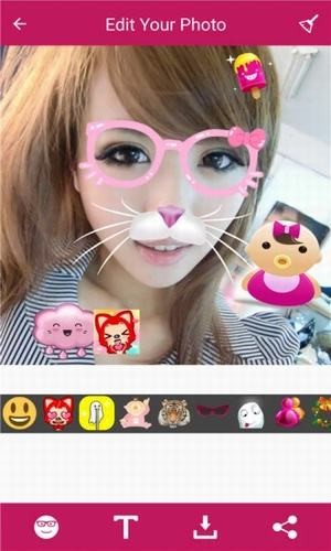 美顏美妝貼紙相機