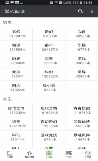 掌心閱讀
