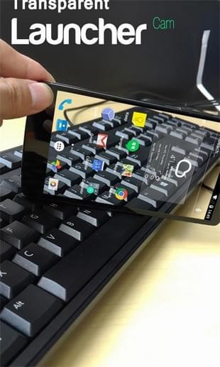 手機透明桌面