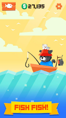 貓咪釣魚大師