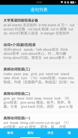 英語四級單詞