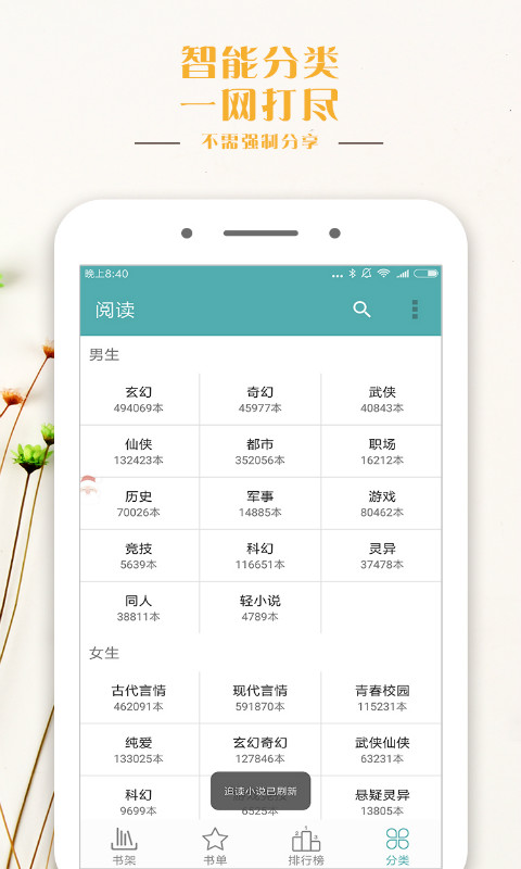全本TXT免費(fèi)閱讀器