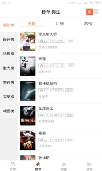 晉江免費小說書城