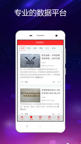 恒指期貨持倉分析