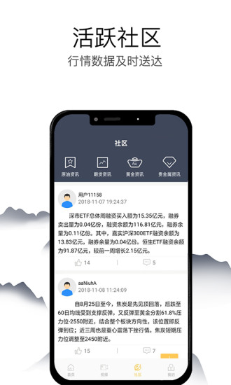 現(xiàn)貨投資軟件期貨投資黃金投資軟件