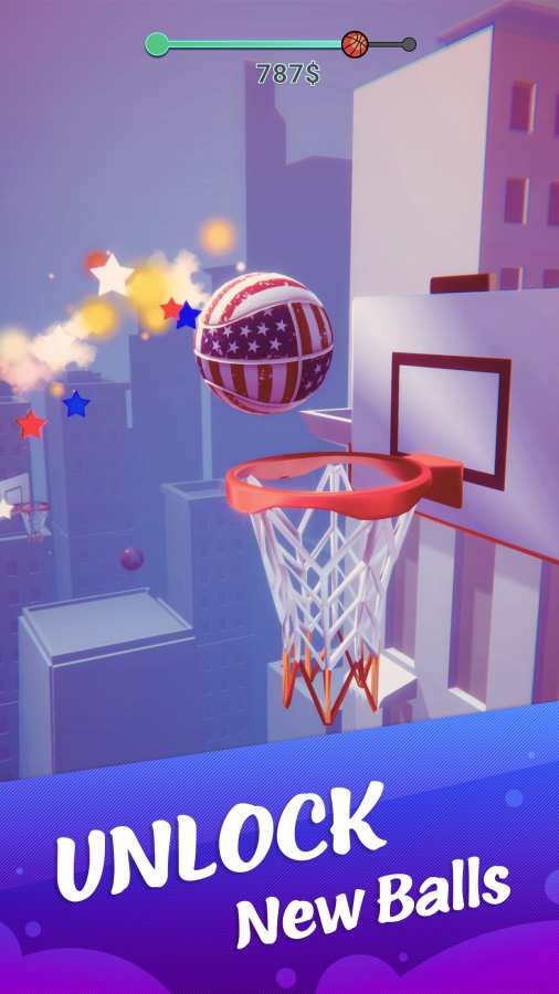 彩色灌籃3D