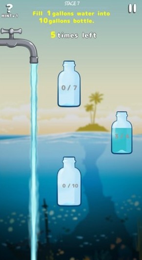 水容量腦謎