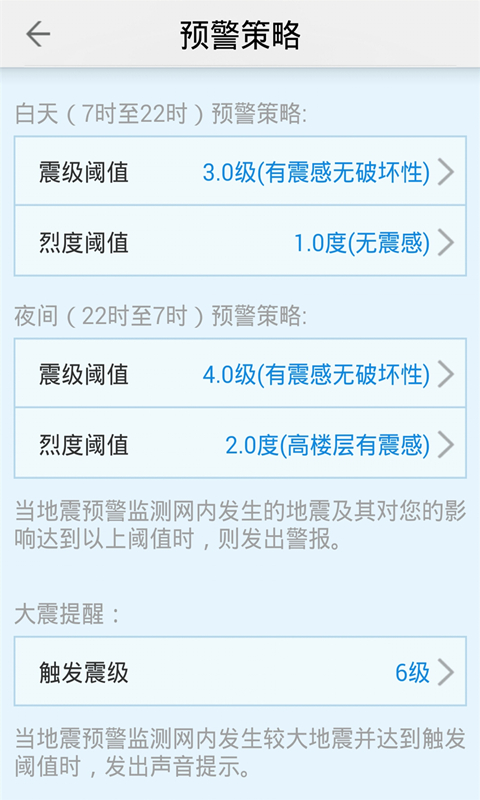 地震預警APP