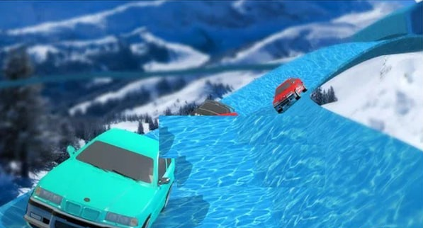 水滑梯賽車