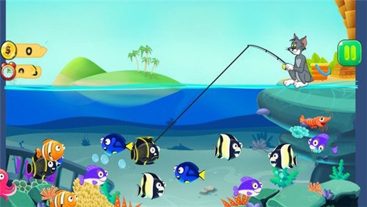 貓和老鼠釣魚