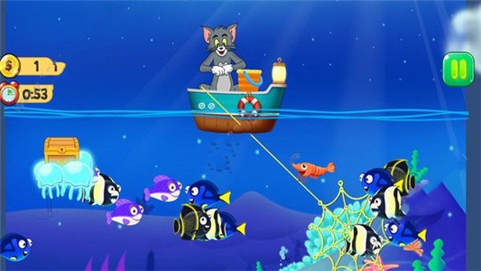 貓和老鼠釣魚