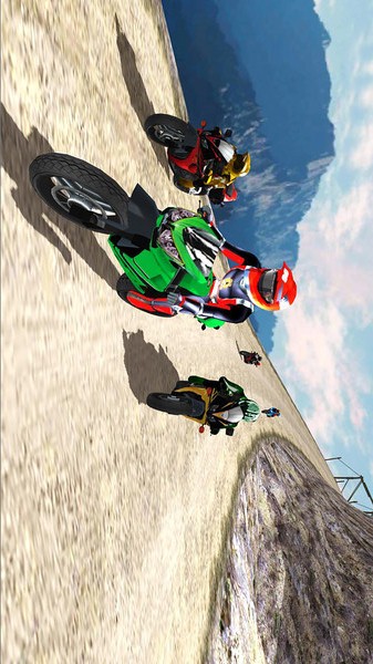 山頂自行車特技駕駛