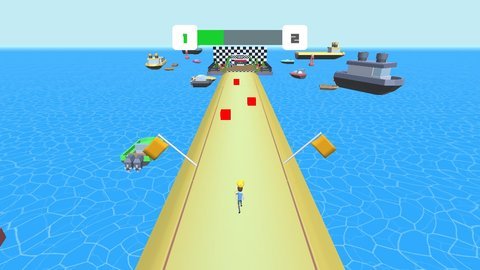 水上冒險跑酷3D
