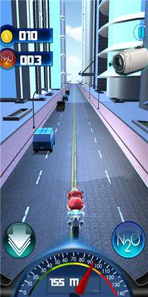圣誕老人摩托車種族