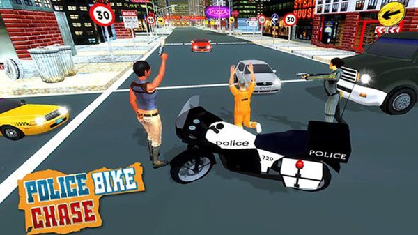 警察自行車警察城