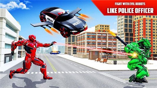 飛行警車變形機器人