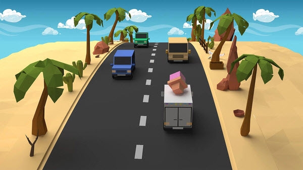 瘋狂的汽車道路