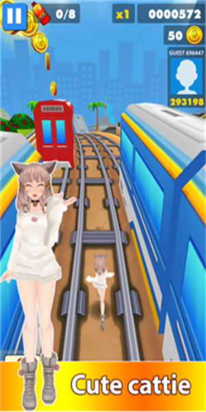 地鐵美女跑酷