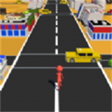 人類瘋狂過馬路