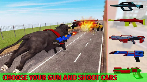 飛行公牛城市射擊