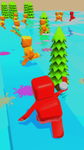 人群擊中3D