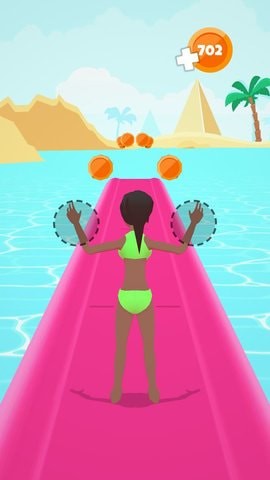 水上人形墻3D