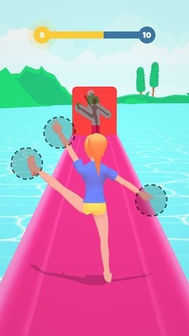 水上人形墻3D
