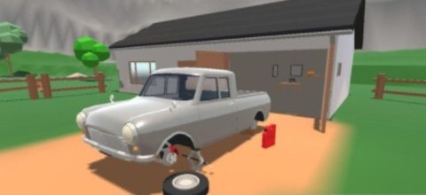 模擬皮卡車