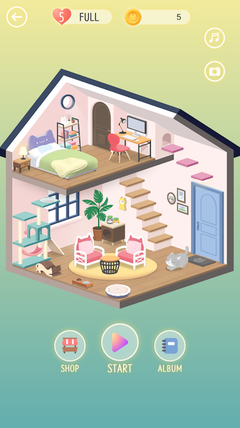 貓咪小屋找不同游戲