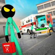 火柴人救護(hù)車駕駛
