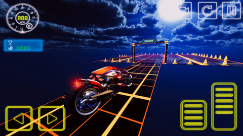 霓虹摩托車特技賽車