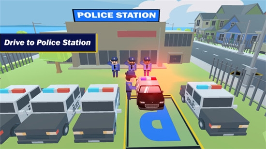 現代城市停車場