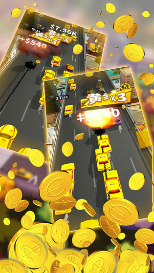 鐵球破壞汽車