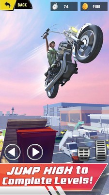 特技越野摩托車3D
