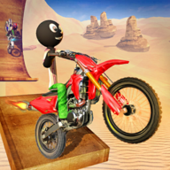 火柴人自行車騎手