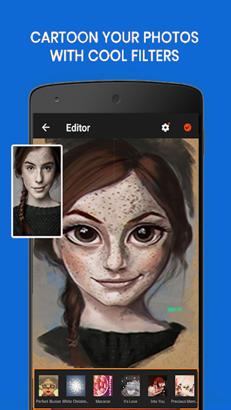 Cartoon Photo Filter Editor