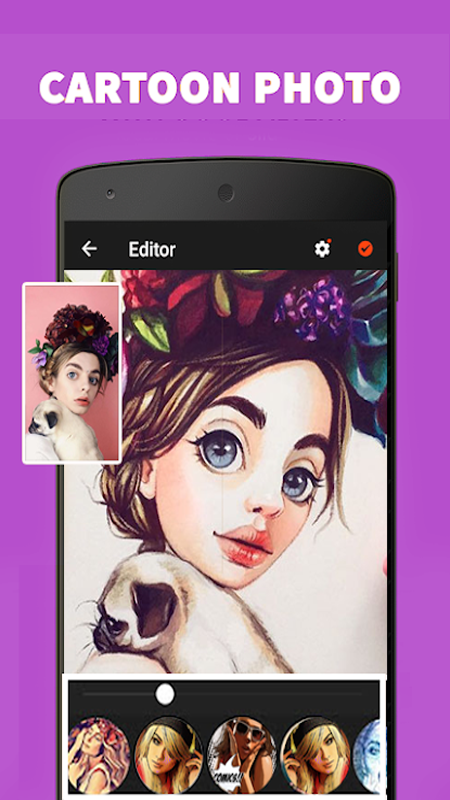 Cartoon Photo Filter Editor