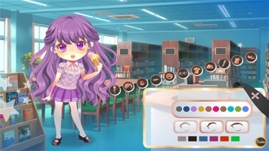 動(dòng)漫校園裝扮女孩