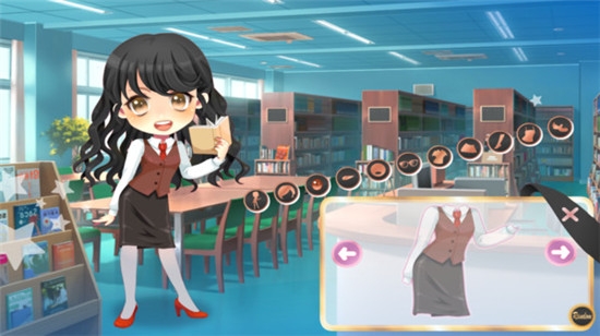 動(dòng)漫校園裝扮女孩