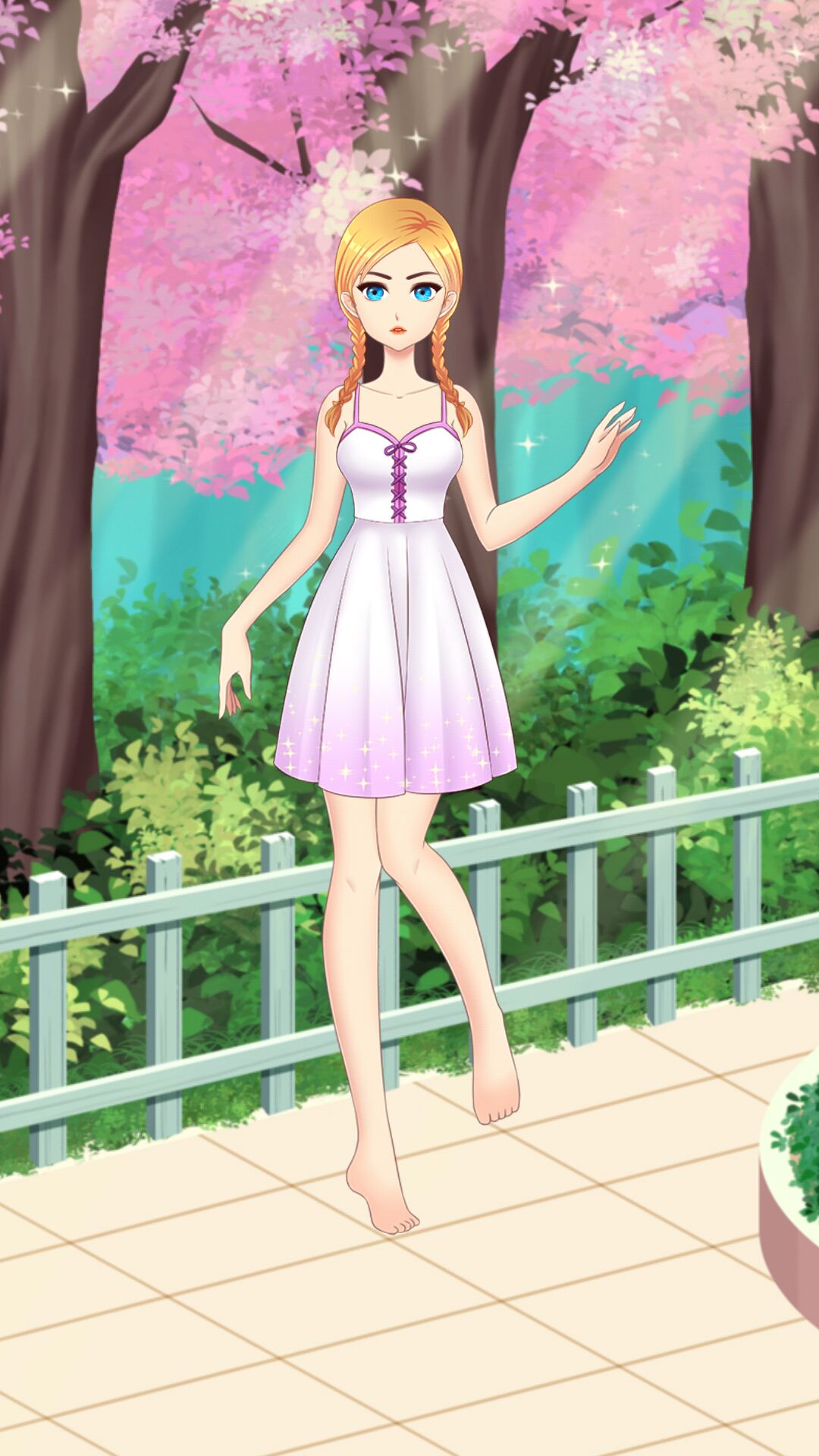 小女孩裝扮娃娃