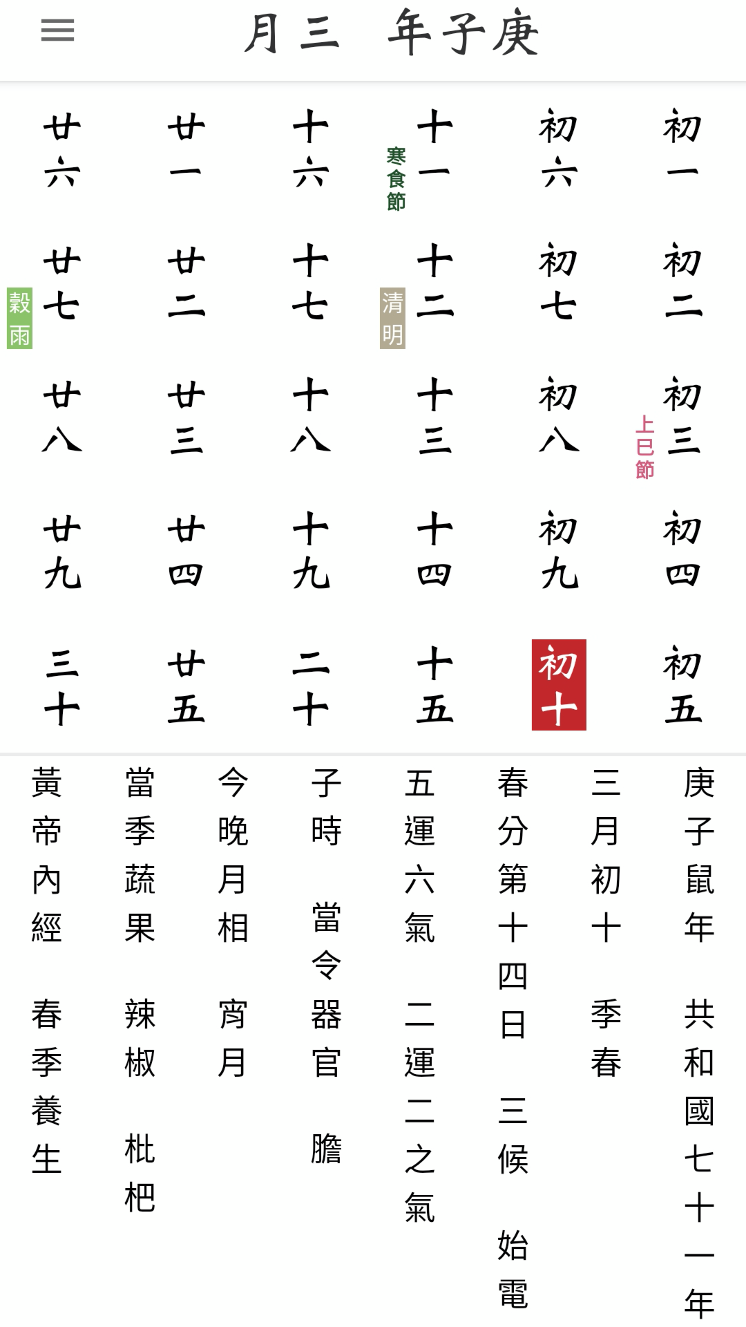 太初曆