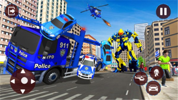 警察直升機機器人