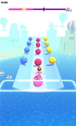 彩色沖浪者3D