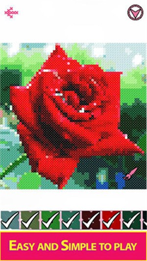 花朵十字繡