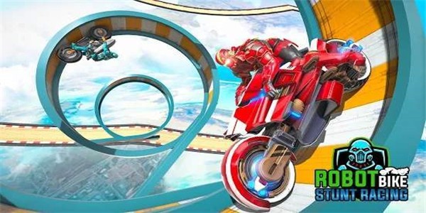 機器人摩托車特技