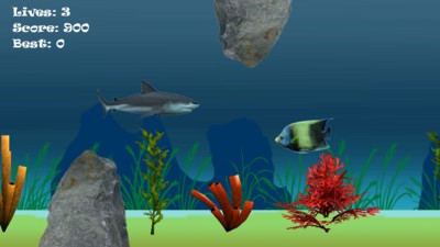 憤怒的深海鯊魚