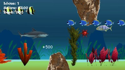 憤怒的深海鯊魚