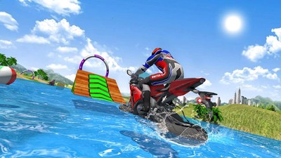 摩托車水上沖浪