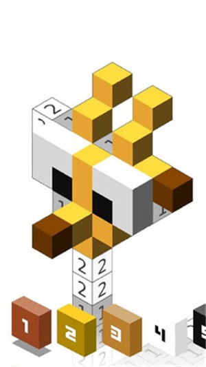 方塊填色3D
