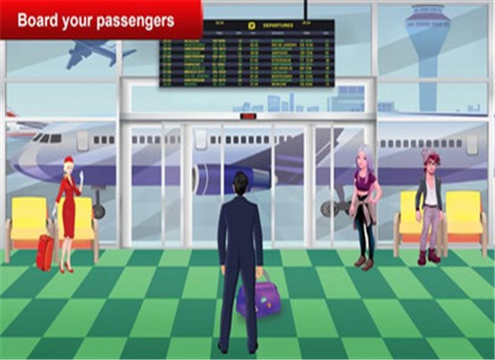 暑假機場之旅空姐